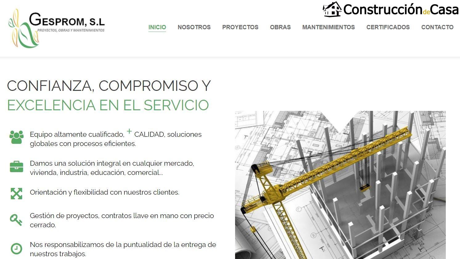 gesprom empresas constructoras en madrid