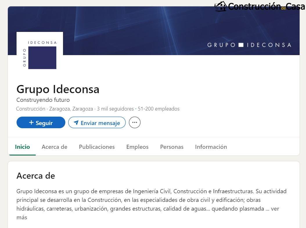 Grupo Ideconsa es un grupo de empresas de Ingeniería Civil, Construcción e Infraestructuras
