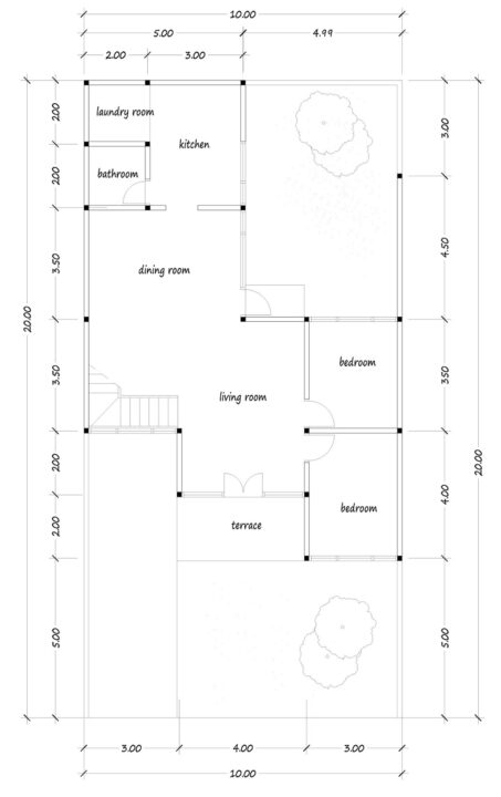 PLANOS CASA 200 M2