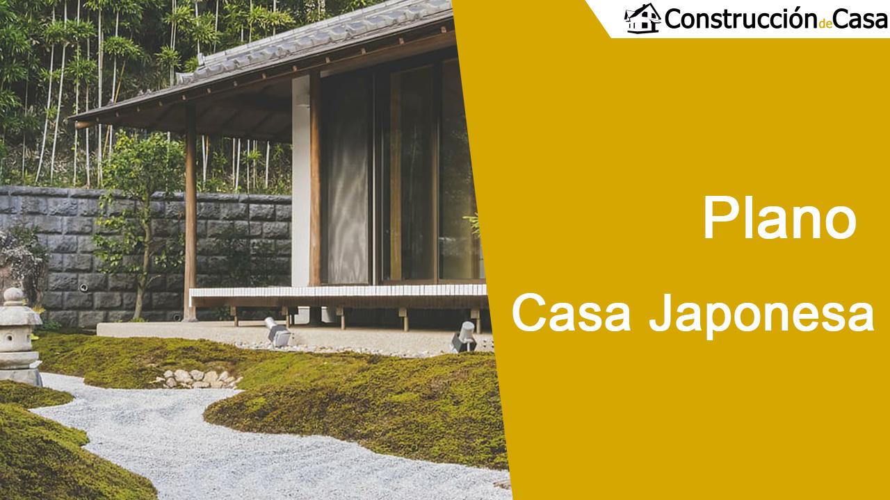 Plano casa japonesa tradicional y moderna