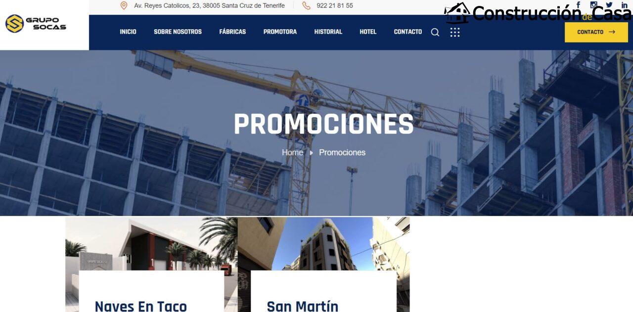 mejores empresas de construcción en Santa Cruz de Tenerife grupo socas