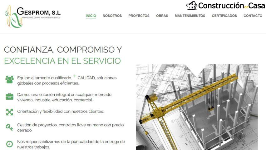 gesprom empresas constructoras en madrid