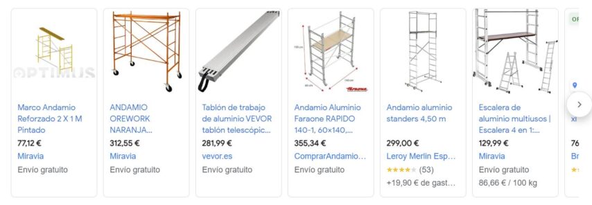 Precios de los Andamios en España